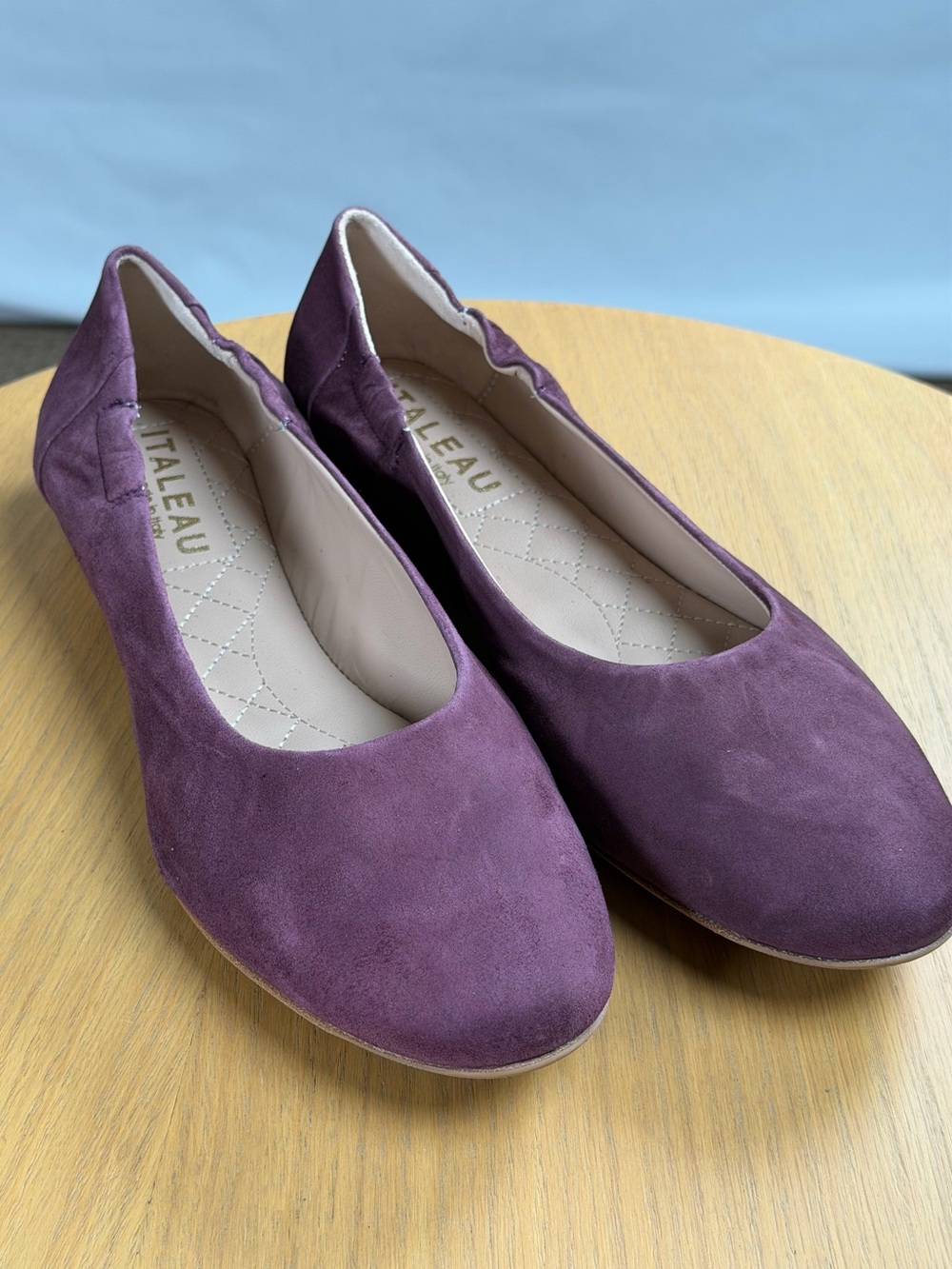 Italeau Vera suede Ballet Flats